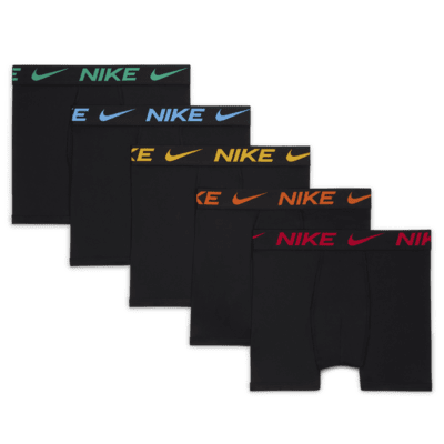 Nike Dri-FIT Big Kids' Color Pop Boxer Briefs (5-Pack)