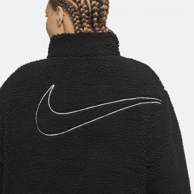 nike women's swoosh sherpa jacket