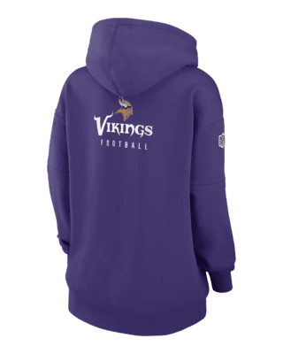 Nike Sideline Club (NFL Minnesota Vikings) Women's Pullover Hoodie