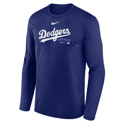 Los Angeles Dodgers Authentic Collection Practice Men's Nike Dri-FIT MLB Long-Sleeve T-Shirt