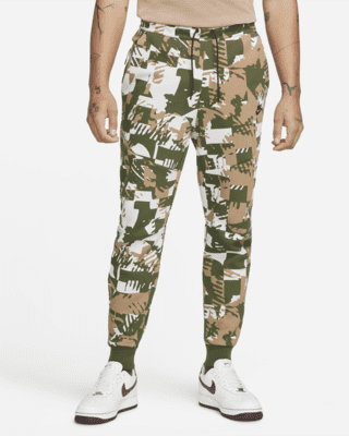 nike fleece printed joggers