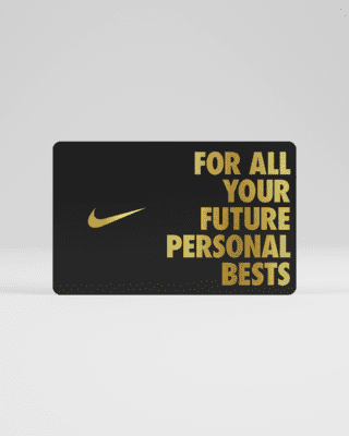 La tarjeta de digital Nike llega por correo en dos horas. Nike.com