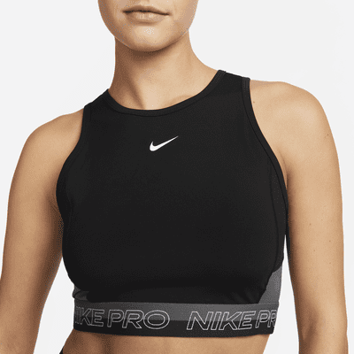 Nike Pro Dri-FIT Samarreta de tirants de disseny cropped de training - Dona