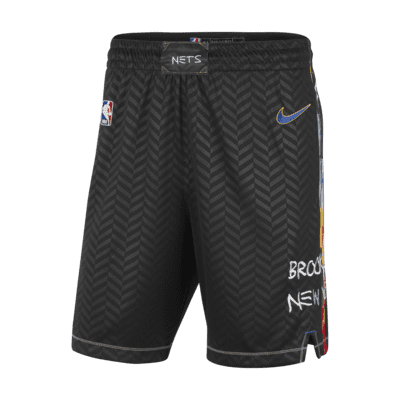 Brooklyn Nets City Edition 2020 Men's Nike NBA Swingman Shorts