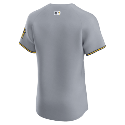 Jersey Nike Dri-FIT ADV de la MLB Elite para hombre Milwaukee Brewers