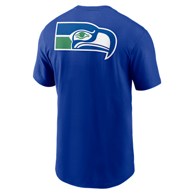Seattle Seahawks Rewind Front And Back Hit Essential Men's Nike NFL T-Shirt