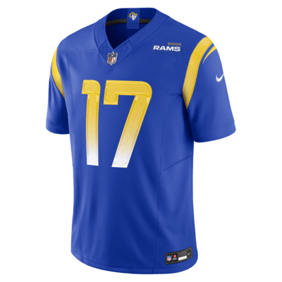 Jersey Nike Dri-FIT de la NFL Limited para hombre Puka Nacua Los Angeles Rams