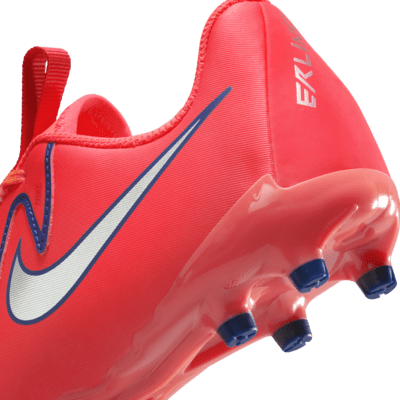 Chaussure de foot basse à crampons MG Nike Jr. Phantom GX 2 Academy « Erling Haaland Force9 » pour enfant/ado