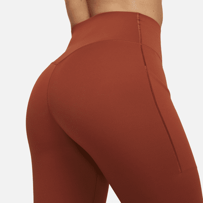 Leggings de 7/8 de tiro alto y sujeción media con bolsillos para mujer Nike Universa