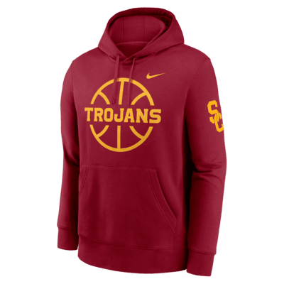 USC Trojans Club Basketball Icon Men's Nike College Pullover Hoodie