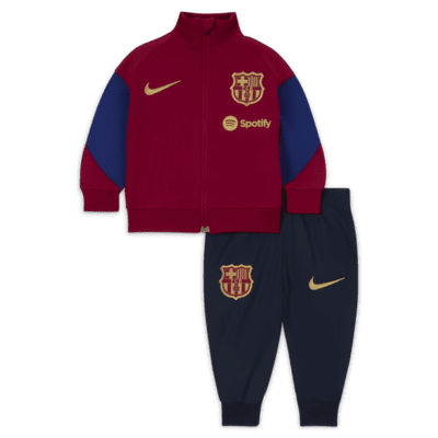 Fotbollstracksuit FC Barcelona Strike för baby