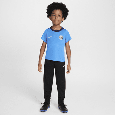 Kortärmad fotbollströja Chelsea FC Academy Pro Nike Dri-FIT för barn