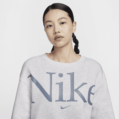 Nike Sportswear Phoenix Fleece Women's Oversized Crew-Neck Logo Sweatshirt