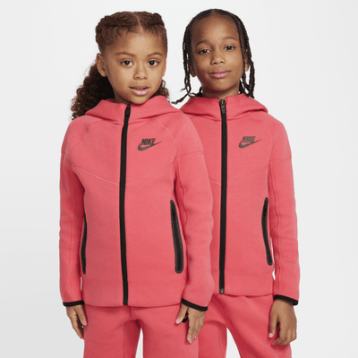 Conjunto de 2 piezas de cierre completo Tech Fleece para preescolar Nike Sportswear