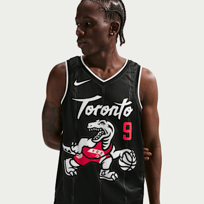 Jersey Nike de la NBA Swingman para hombre RJ Barrett Toronto Raptors City Edition