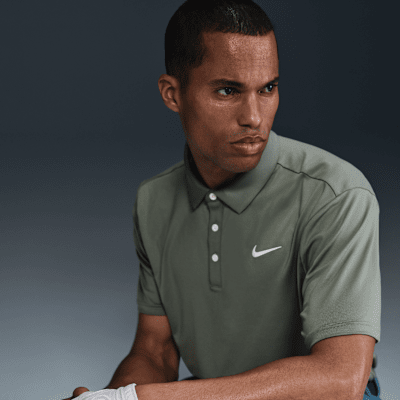Polo de golf Dri-FIT de un solo color para hombre Nike Tour