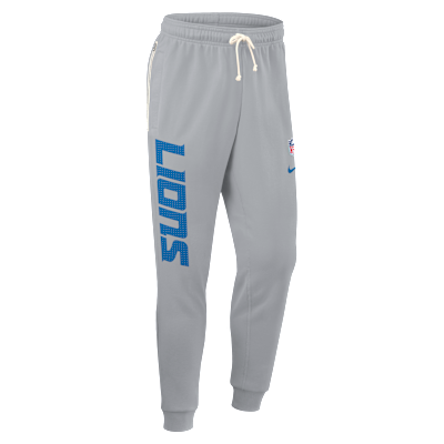 Pants Nike Dri-FIT de la NFL de pierna entallada para hombre Detroit Lions Ground Game Sideline