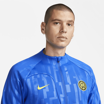 Inter Milan Academy Pro Men's Nike Full-Zip Knit Football Jacket. Nike SI