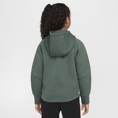 Nike Sportswear Tech Fleece Big Kids' (Girls') Full-Zip Hoodie