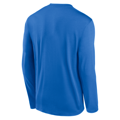 UCLA Courtside Basketball Shootaround Legend Men's Jordan Brand Dri-FIT College Long-Sleeve T-Shirt