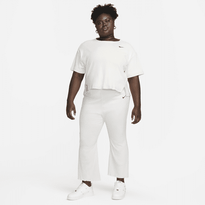 Nike Sportswear Women's High-Waisted Ribbed Jersey Pants (Plus Size)