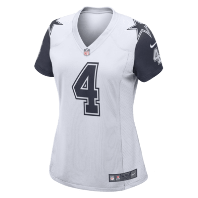 Jersey de fútbol americano Game para mujer NFL Dallas Cowboys (Dak Prescott)