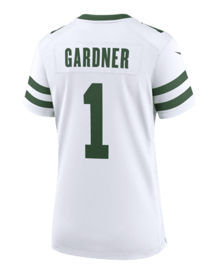 Nike Youth Garrett Wilson New York Jets Green Game Replica Jersey