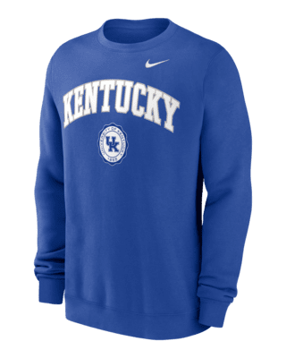 Мужские  Kentucky Wildcats Arched Seal Nike College Pullover Crew