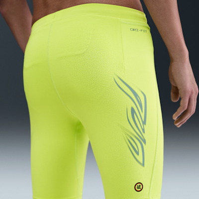 ナイキ ファスト メンズ Dri-FIT 1/2レングス ランニング タイツ (インナー付き)