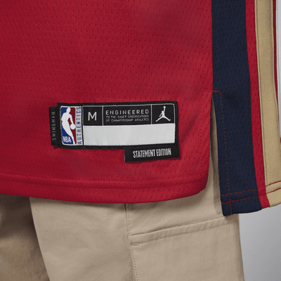 Maillot Jordan Dri-FIT NBA Swingman Zion Williamson New Orleans Pelicans 2023/24 Statement Edition pour ado