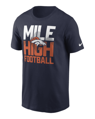 Men's Nike Orange Denver Broncos Local Essential T-Shirt, Size