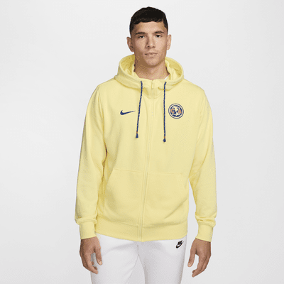 Sudadera con gorro de fútbol Nike de cierre completo para hombre Club América