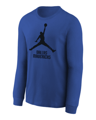 Подростковая футболка Dallas Mavericks Essential Big Kids' Jordan NBA Long-Sleeve