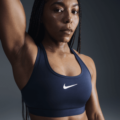 Sutiã de desporto almofadado Nike Swoosh Medium Support para mulher