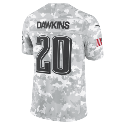 Brian Dawkins Philadelphia Eagles Salute to Service Men's Nike Dri-FIT NFL Limited Jersey