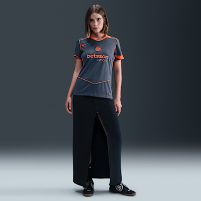 Damska koszulka piłkarska Nike Dri-FIT Total 90 Inter Mediolan 2025/26 Stadium (wersja trzecia) – replika