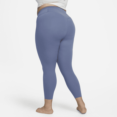 Leggings de cintura alta de 7/8 de baja sujeción para mujer Nike Zenvy (talla grande)