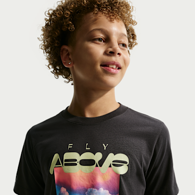 Playera para niños talla grande Nike Sportswear