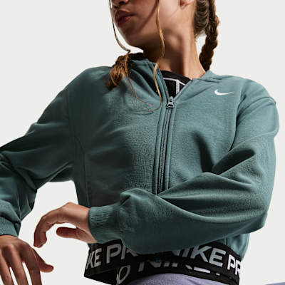 Nike Pro Fleece Older Kids' (Girls') Dri-FIT Full-Zip Hoodie