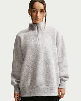 Женский свитшот Nike Sportswear Phoenix Fleece Oversized 1/4-Zip Long
