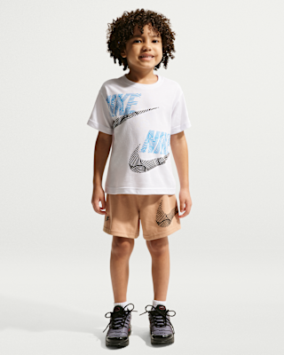 Детские джерси Nike Sportswear In The Zone Little Kids' Relaxed Jersey 2-Piece Set