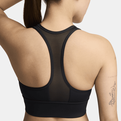 Nike Swoosh Medium Support Women's Padded Longline Sports Bra