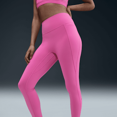 Nike Universa Women's High-Waisted Full-Length Leggings with No Front Seam