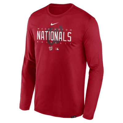 Nike Dri-FIT Team Legend (MLB Washington Nationals) Men's Long-Sleeve T ...