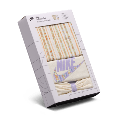 Nike Happy Camper Baby 3-Piece Bodysuit Box Set