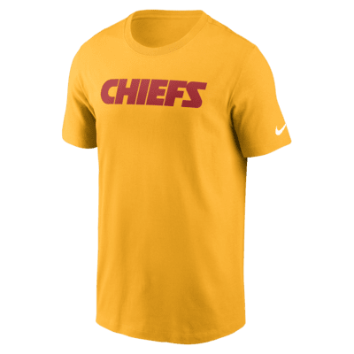 Kansas City Chiefs Primetime Wordmark Essential Men's Nike NFL T-Shirt