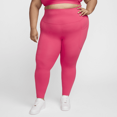 Leggings de tiro alto de 7/8 con bolsillos para mujer (talla grande) Nike One