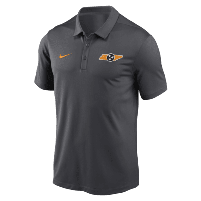 Polo universitario Nike Dri-FIT para hombre Tennessee Volunteers Volunteer State Smokey Grey Franchise