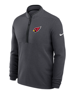 Мужские  Arizona Cardinals Logo Victory Nike Dri-FIT NFL 1/2-Zip Long-Sleeve Top