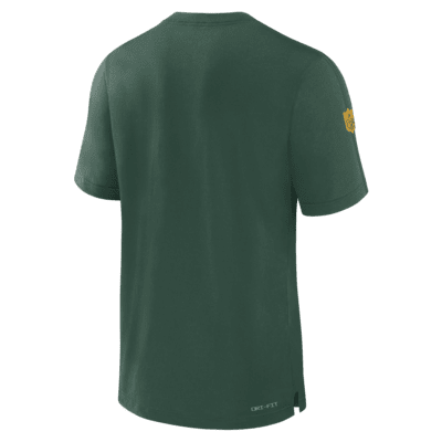 Playera Nike Dri-FIT de la NFL para hombre Green Bay Packers Sideline Player